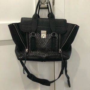 Philip Lim Pashli Bag. Black with metallic details